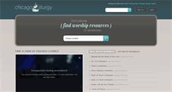 Desktop Screenshot of chicagoliturgy.com