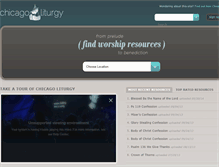 Tablet Screenshot of chicagoliturgy.com